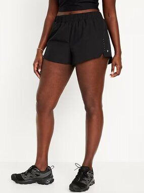 Old Navy Women's Mid-Rise Stretchtech Run Shorts